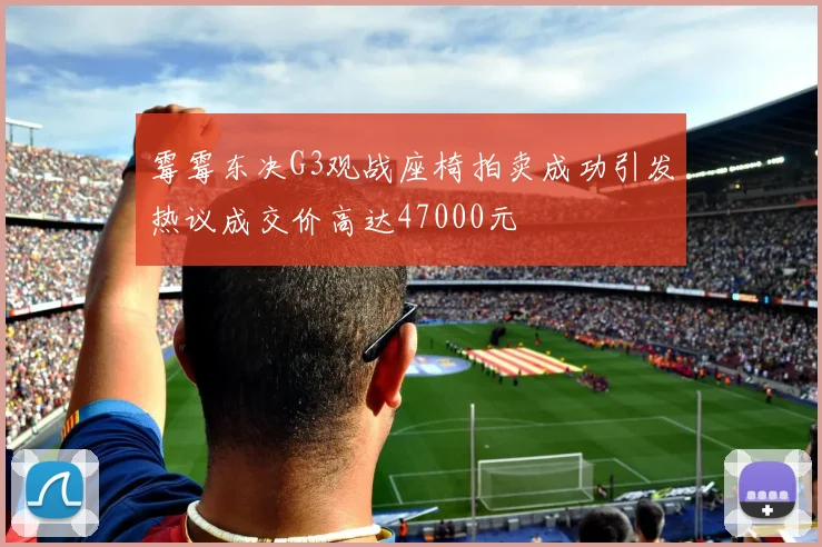 霉霉东决G3观战座椅拍卖成功引发热议成交价高达47000元